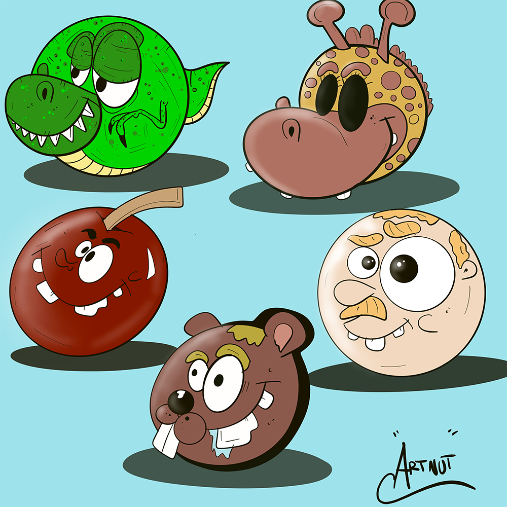 "NutCartoons 05" by ARTNUT