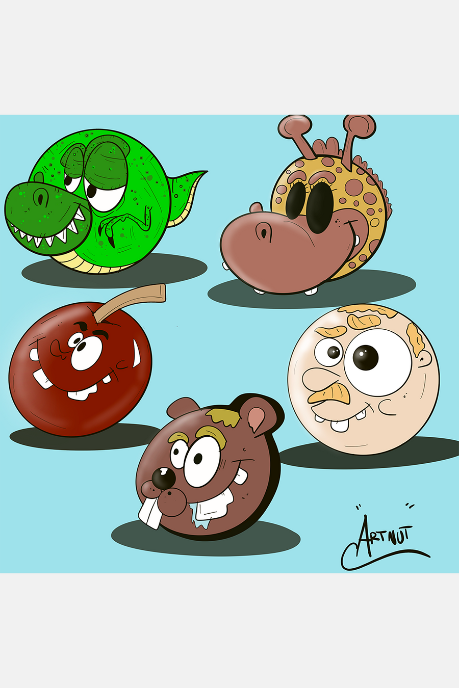 "NutCartoons 05" by ARTNUT