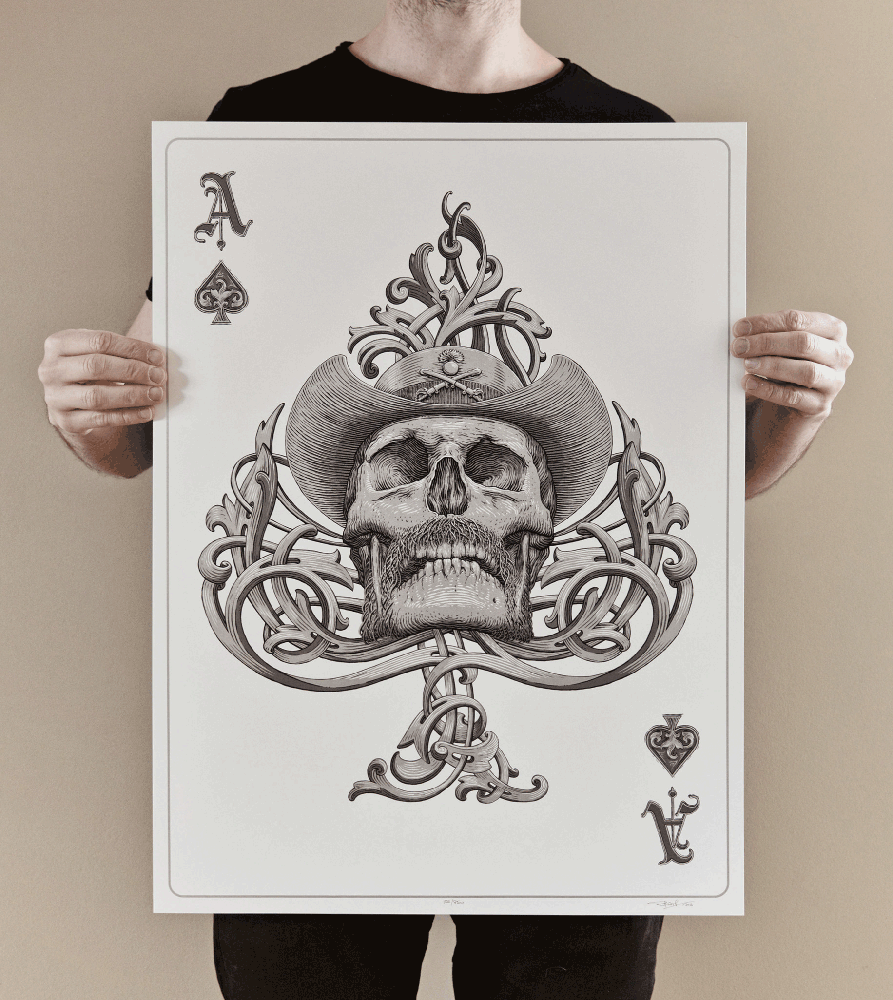 Ace of Spades by Bartosz Kosowski - Hero Complex Gallery