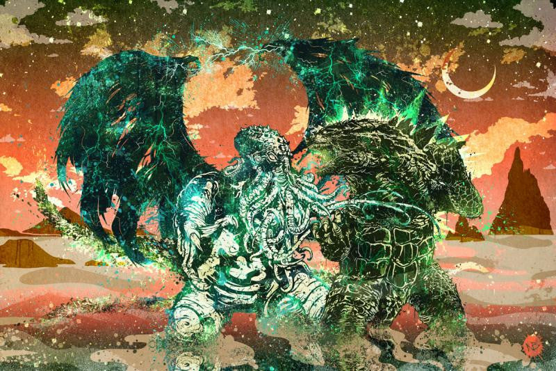 "Battle of the Ancients" by Beery - Hero Complex Gallery
