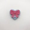 057. "Blue Heart with Pink Bow" Pin by Dare to Dream Flair - Hero Complex Gallery