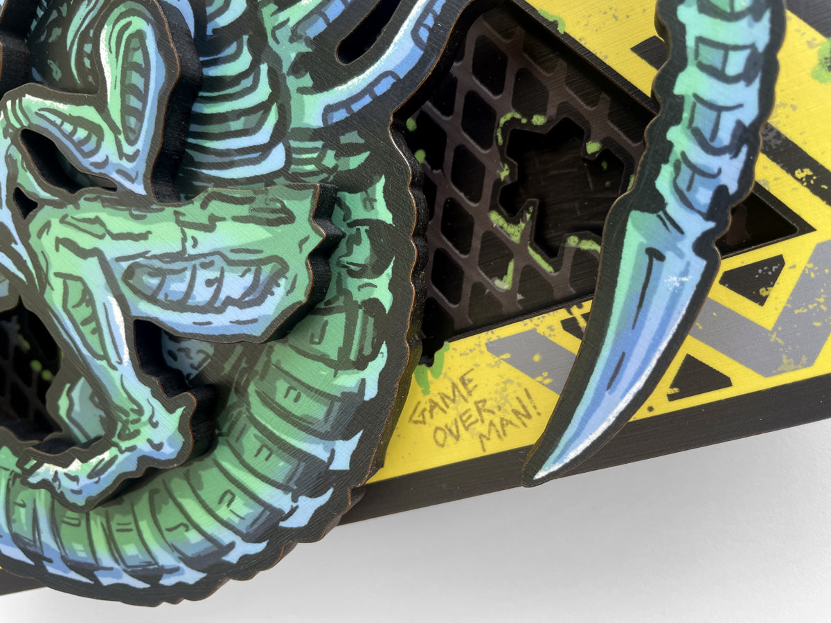 "Aliens Xenomorph Wall Spinner" by Brad Albright
