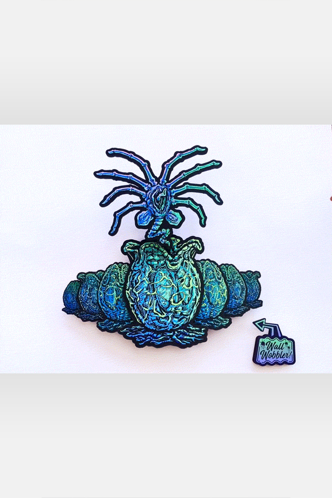 "Alien Facehugger Wall Wobbler" by Brad Albright