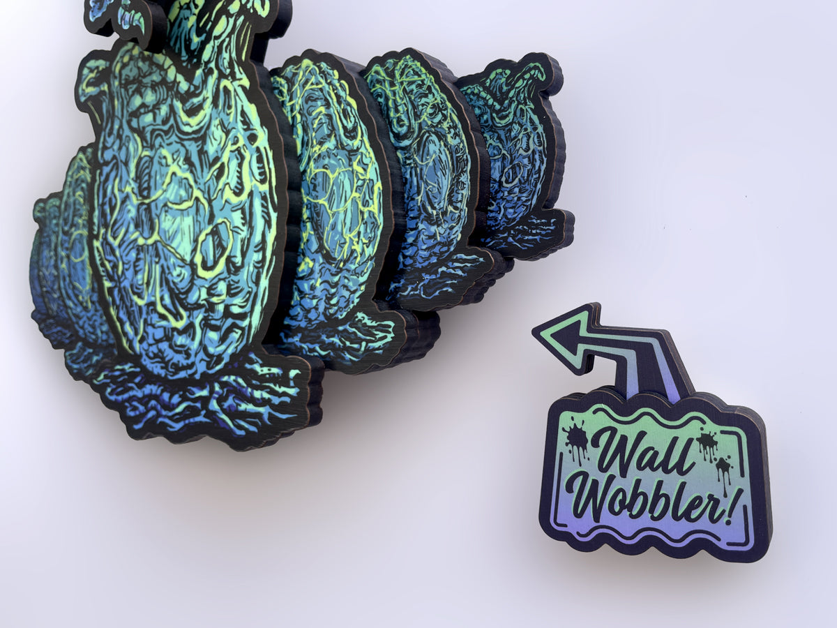 "Alien Facehugger Wall Wobbler" by Brad Albright