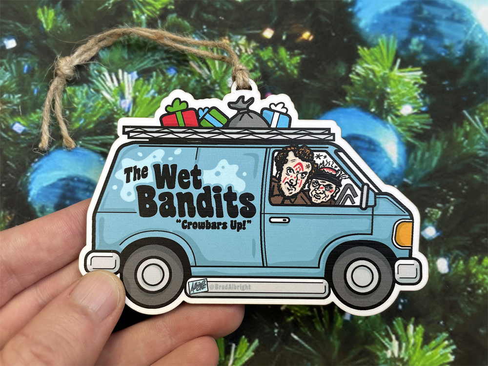 "Wet Bandits Van" Ornament by Brad Albright