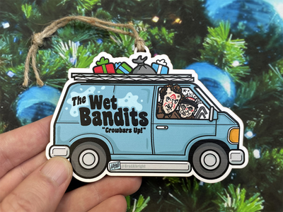 "Wet Bandits Van" Ornament by Brad Albright
