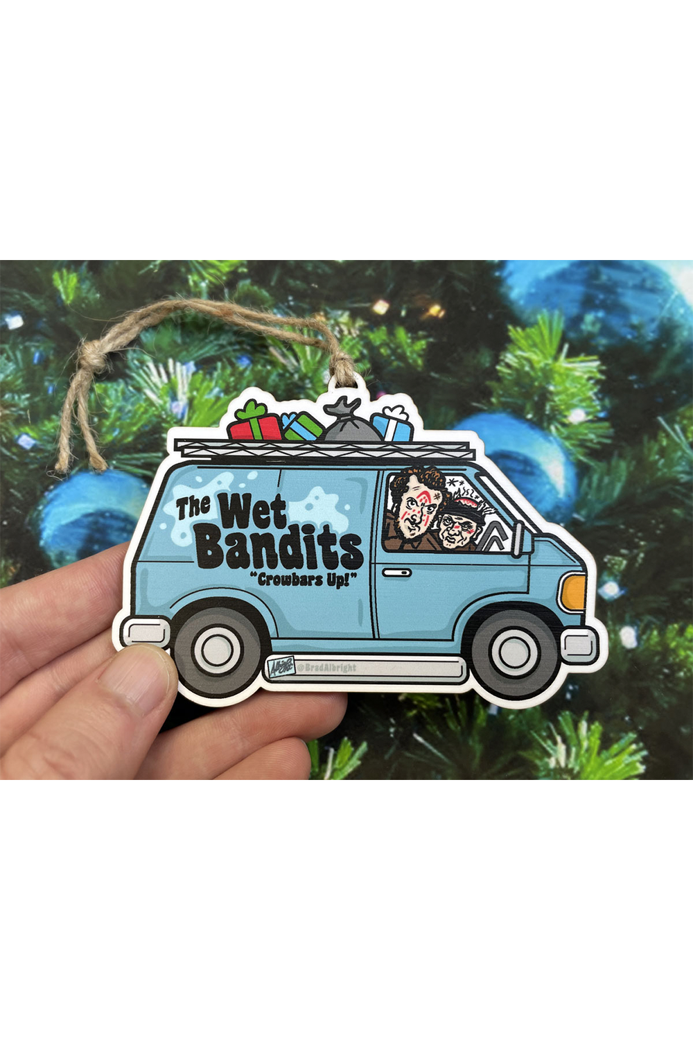 "Wet Bandits Van" Ornament by Brad Albright