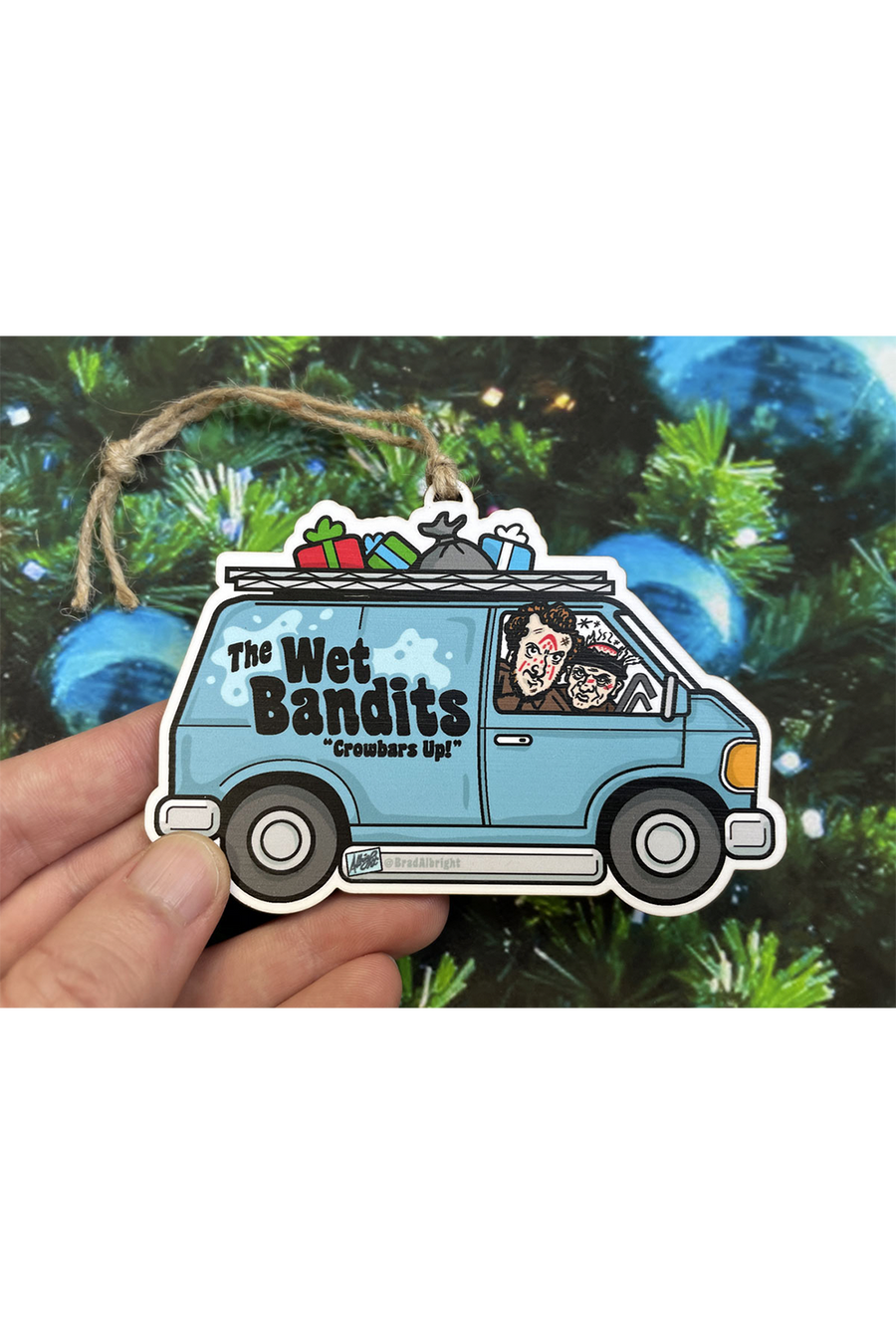 "Wet Bandits Van" Ornament by Brad Albright