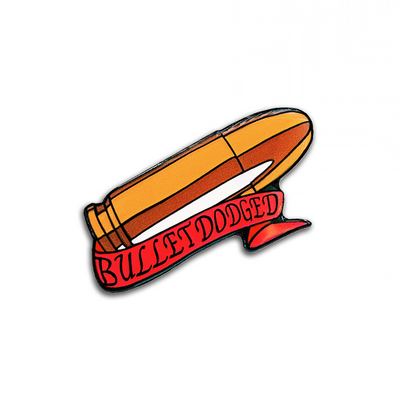 185. "Bullet Dodged" Pin by Nerdpins - Hero Complex Gallery