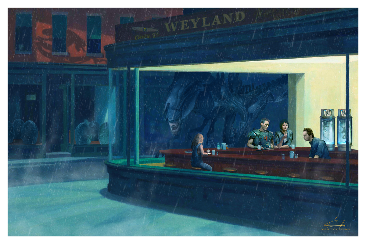 "Nightxenos" by Casey Callender - Hero Complex Gallery