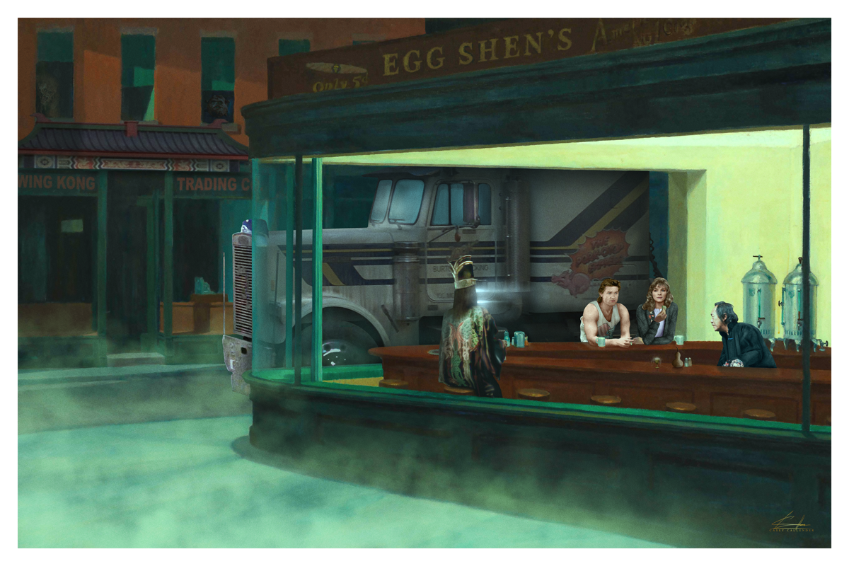 "Nighttrouble" by Casey Callender - Hero Complex Gallery