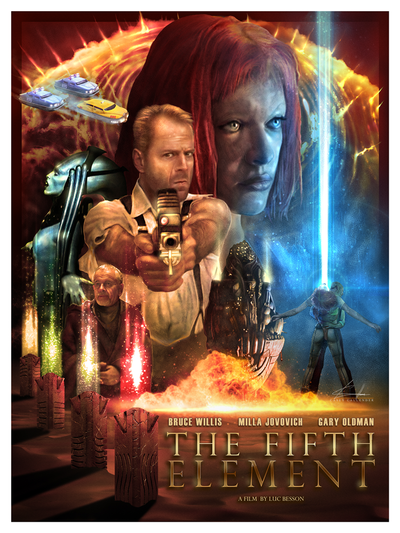 "The 5th Element" by Casey Callender - Hero Complex Gallery