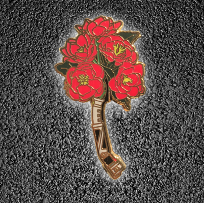 549. "Camellia Dooku" Gold Plated Pin by BB-CRE.8 - Hero Complex Gallery