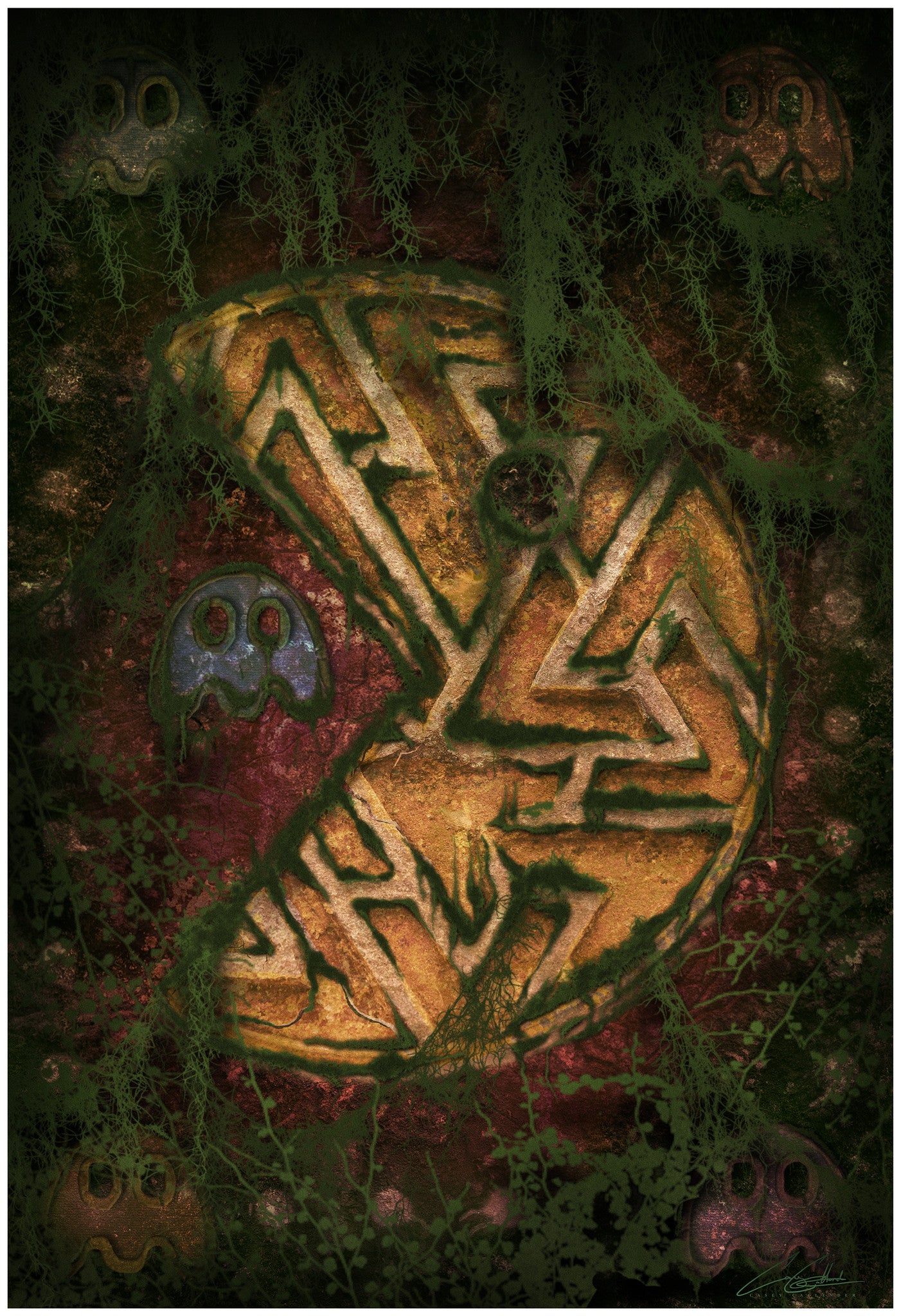 "Legend of the Pac-Man" by Casey Callender - Hero Complex Gallery