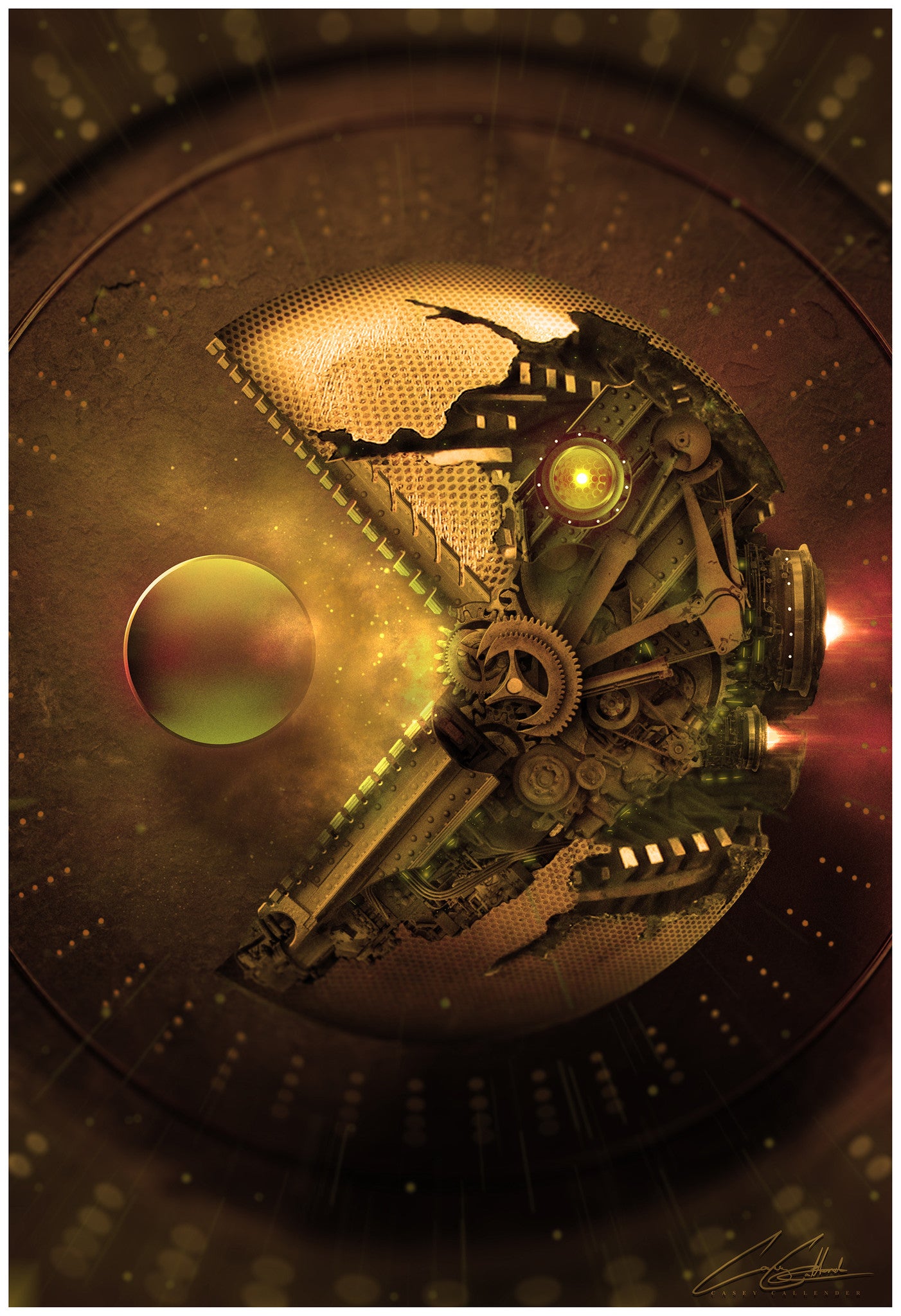 "Pac-Man Reborn II" by Casey Callender - Hero Complex Gallery