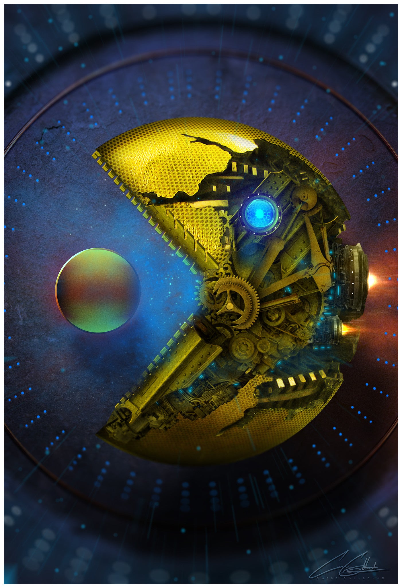 "Pac-Man Reborn" by Casey Callender - Hero Complex Gallery