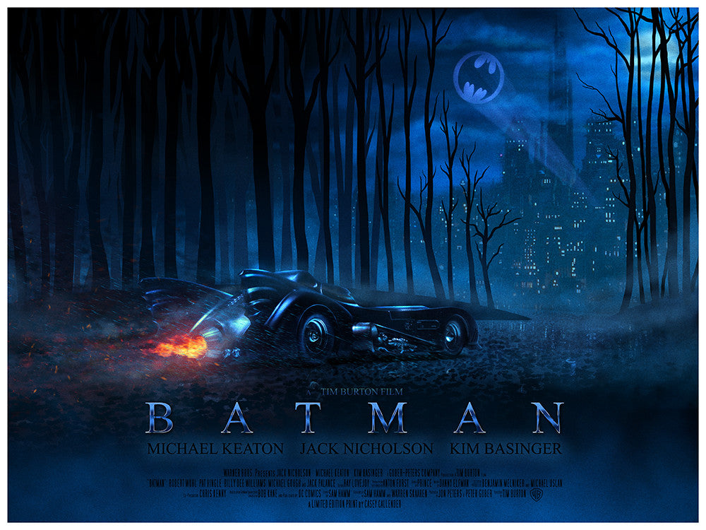 "Charge of the Batmobile" by Casey Callender - Hero Complex Gallery