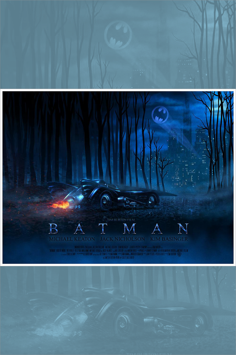 "Charge of the Batmobile" Large by Casey Callender