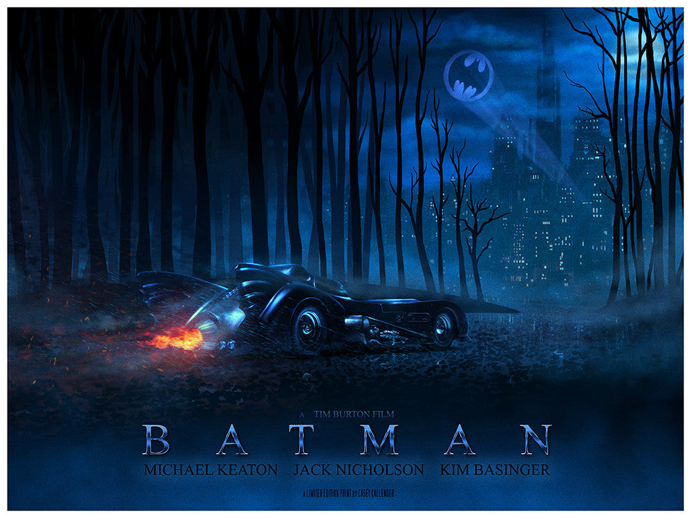 "Charge of the Batmobile" Variant by Casey Callender - Hero Complex Gallery