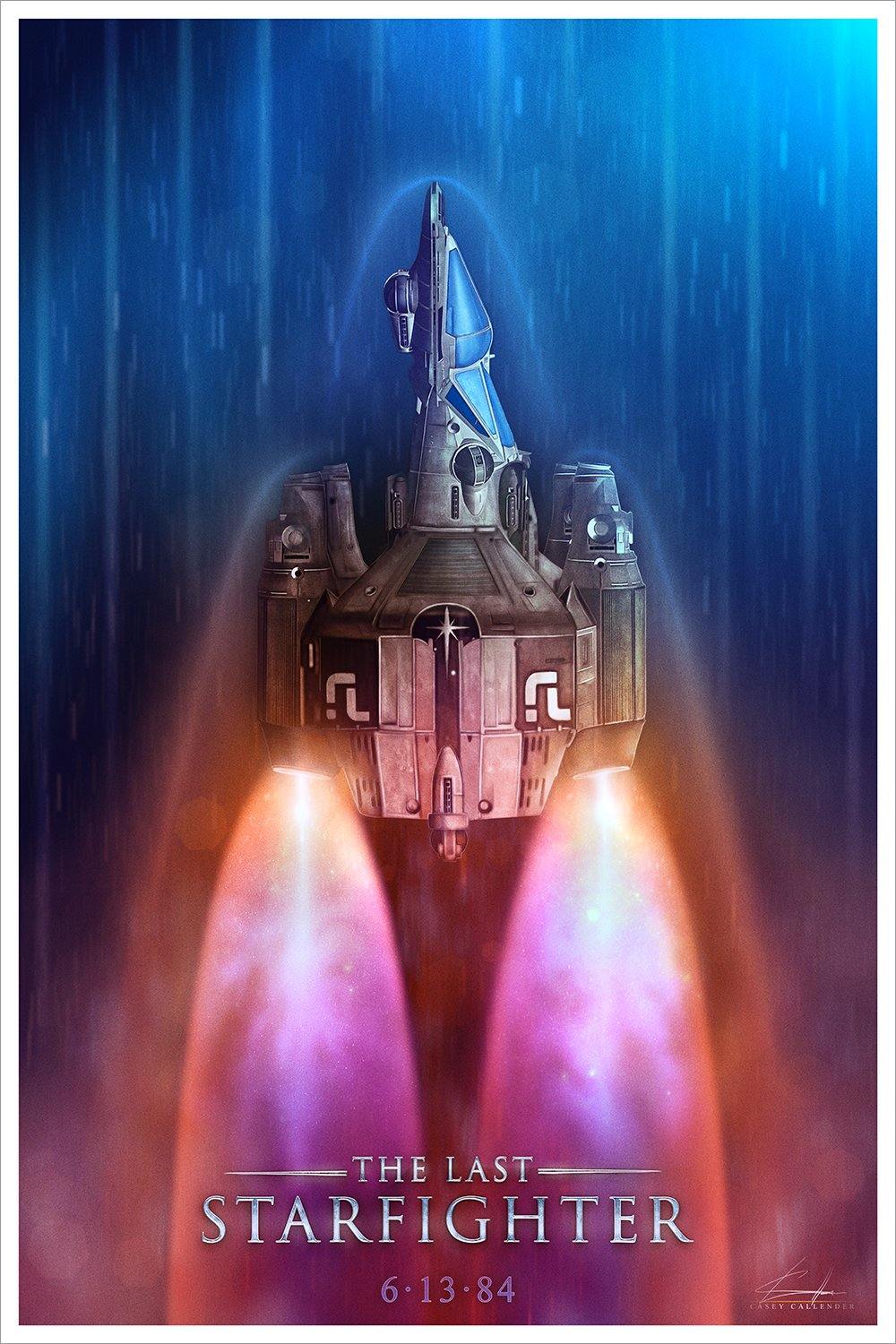 "The Last Starfighter - Gunstar 1" by Casey Callender - Hero Complex Gallery