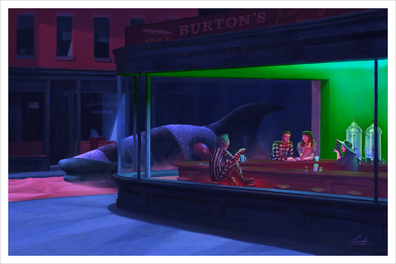 "Nightghosts" by Casey Callender - Hero Complex Gallery