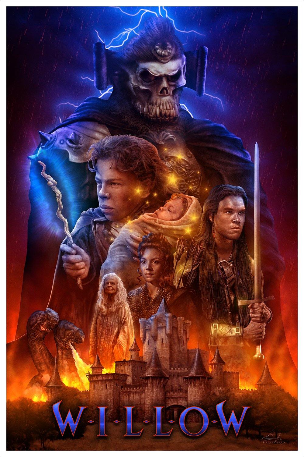 "With My Magic" General Kael Variant by Casey Callender - Hero Complex Gallery