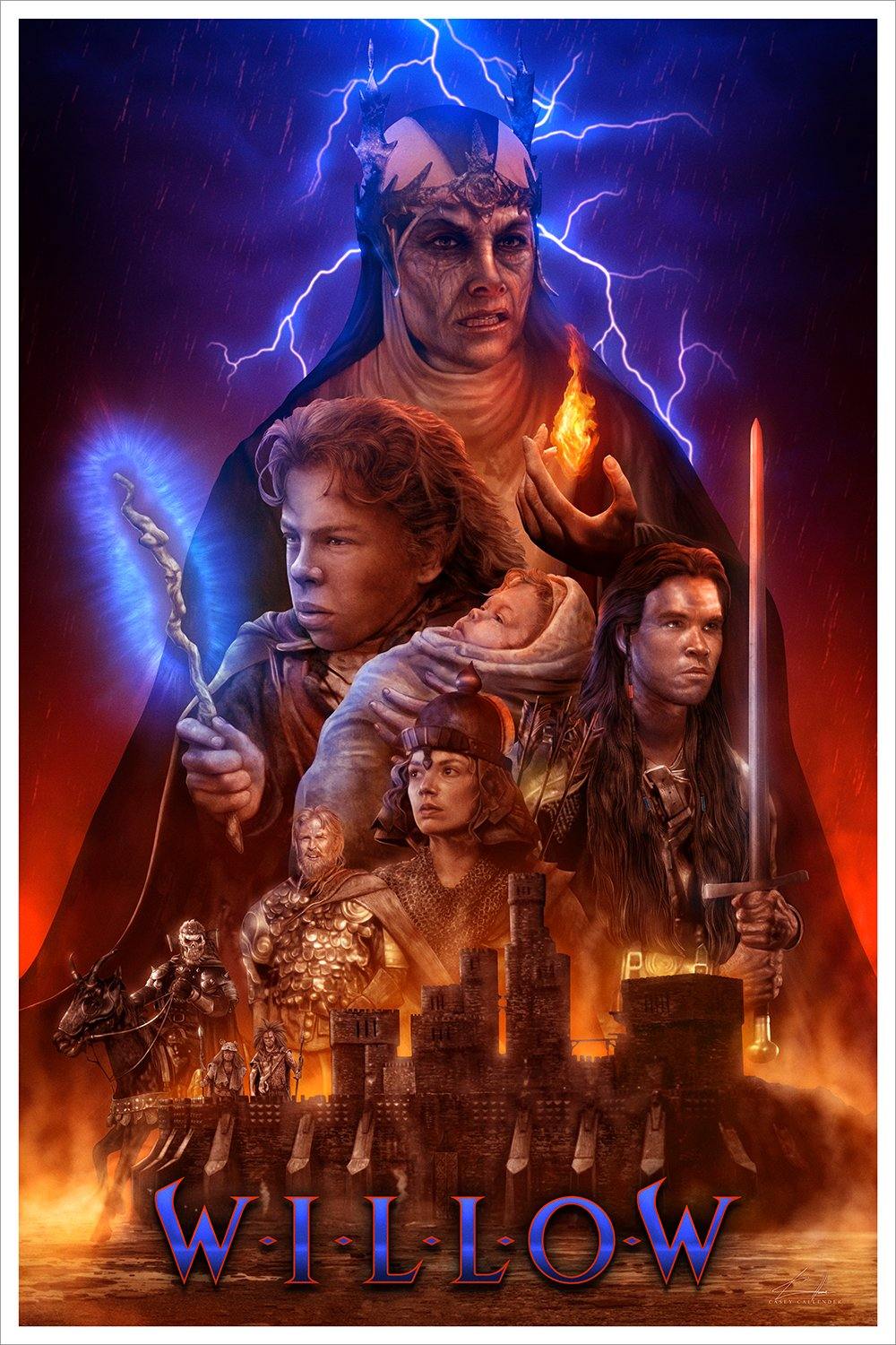 "With My Magic" Queen Bavmorda Variant by Casey Callender - Hero Complex Gallery