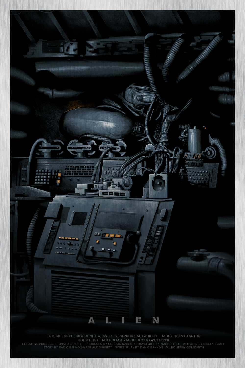 "Laying in Wait" Space Blue Variant by Chris Koehler