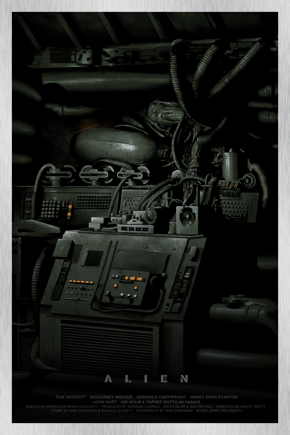 "Laying in Wait" Military Green Variant by Chris Koehler