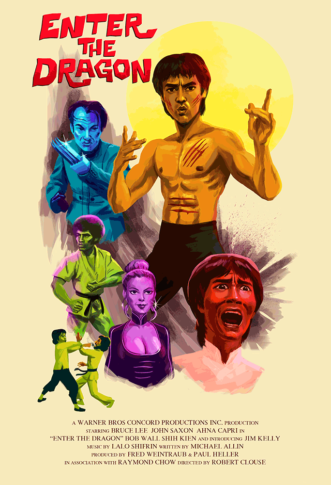 "Enter The Dragon" by Christian Garland - Hero Complex Gallery