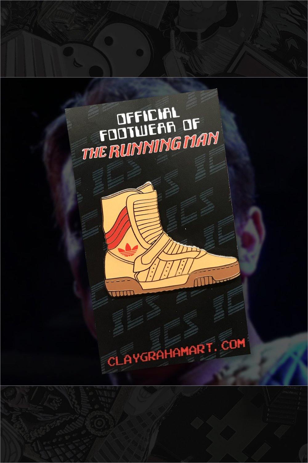 691. "Running For Your Life" Pin by ClayGrahamArt - Hero Complex Gallery