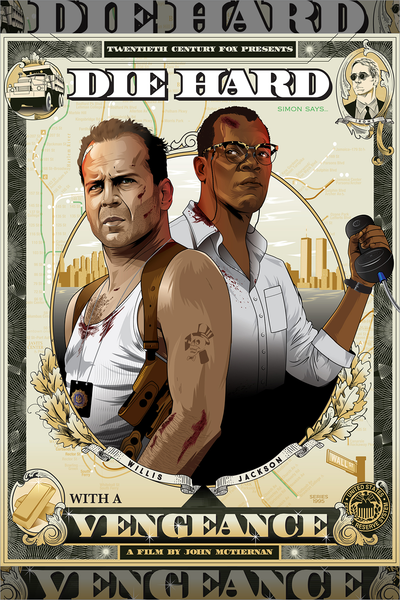 "Die Hard with a Vengeance" by Cryssy Cheung - Hero Complex Gallery