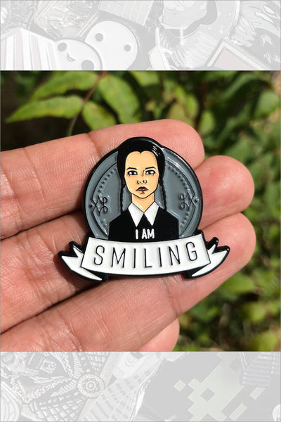 585. "Wednesday" Black Pin by Cryssy - Hero Complex Gallery