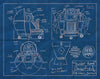 "Thunder Road Blueprint" by Cuyler Smith $30.00 - Hero Complex Gallery

