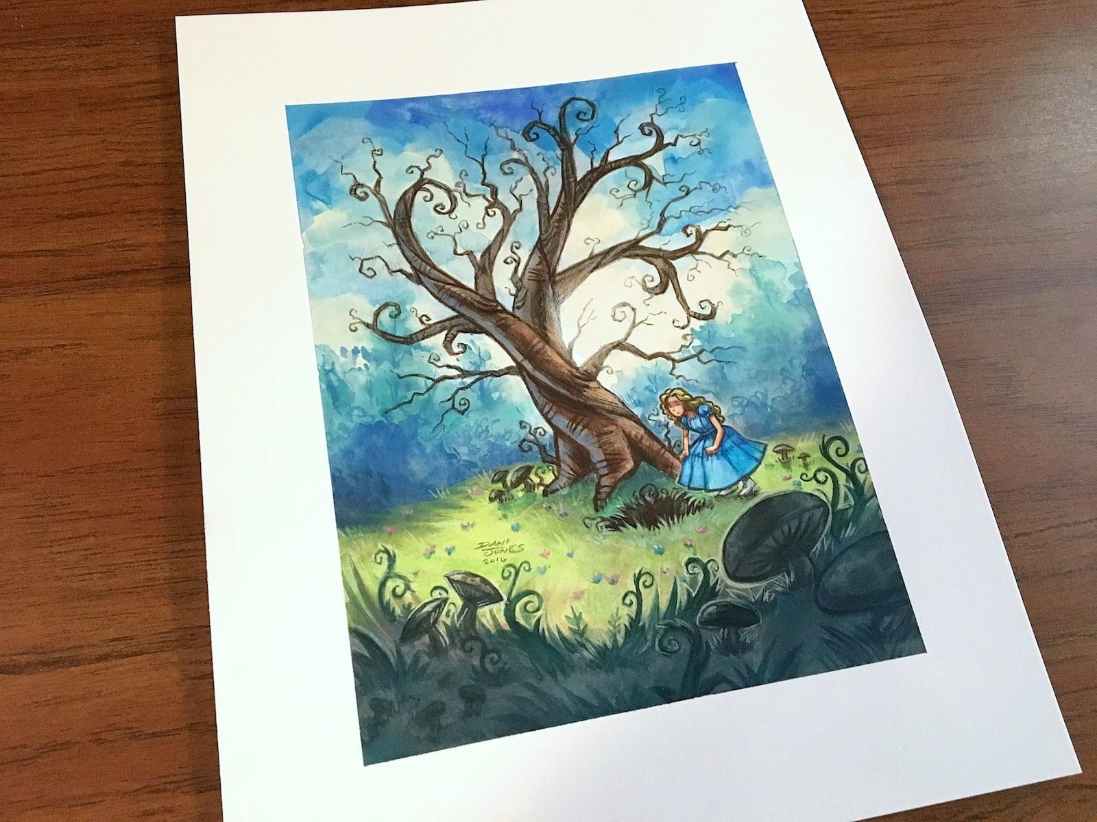 "Curious Alice" Original by Dani Jones - Hero Complex Gallery