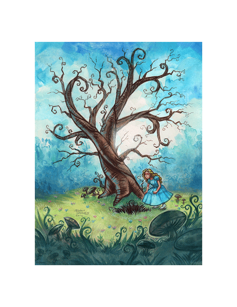 "Curious Alice" by Dani Jones - Hero Complex Gallery