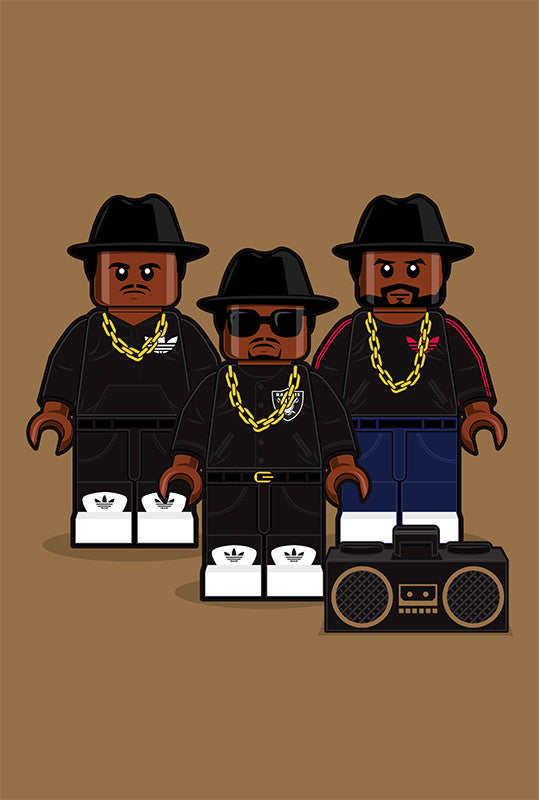 "LEGO Run-DMC" Large by Dan Shearn - Hero Complex Gallery