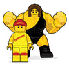 "LEGO Hulk Hogan and Andre The Giant" by Dan Shearn - Hero Complex Gallery
