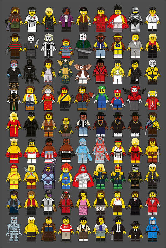 "LEGO Memories Compilation" Artist Proof Large by Dan Shearn - Hero Complex Gallery