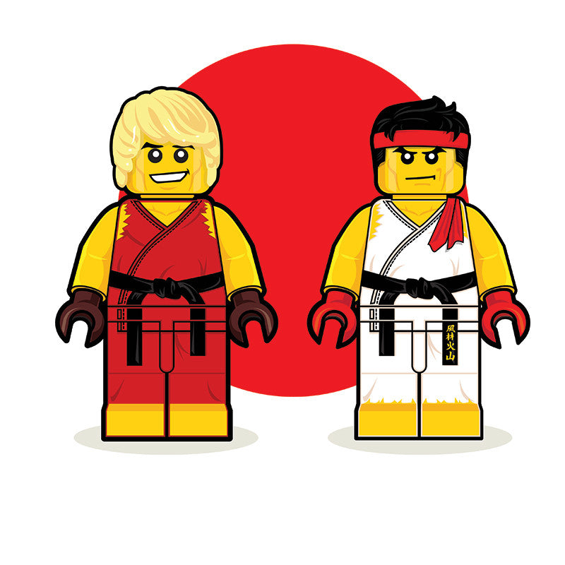 "LEGO Ken Ryu" by Dan Shearn - Hero Complex Gallery