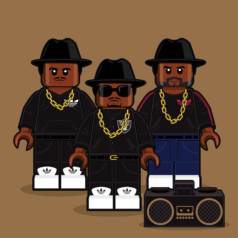 "LEGO Run-DMC" by Dan Shearn - Hero Complex Gallery
