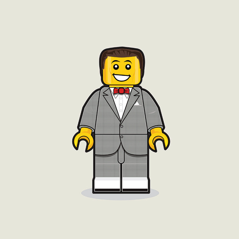 "LEGO Pee Wee" by Dan Shearn - Hero Complex Gallery
