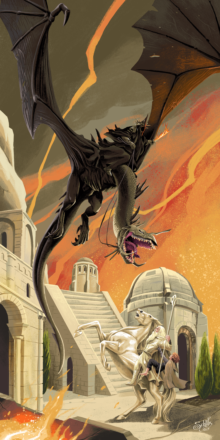 "Atop Osgiliath" by Danny Schlitz