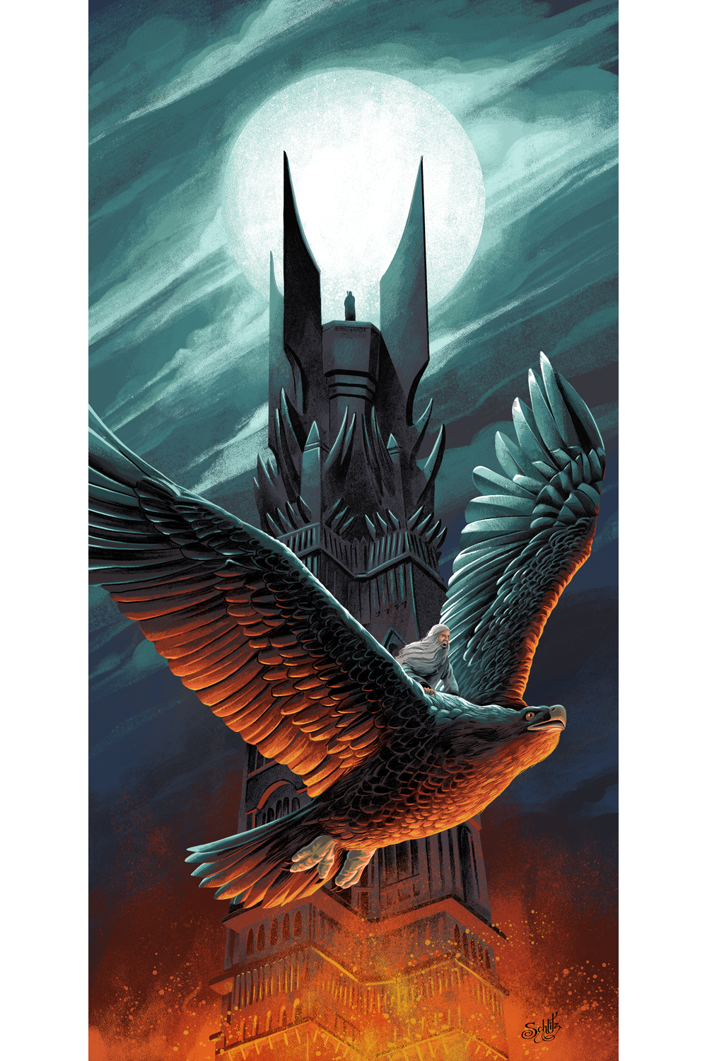 "Below Orthanc" by Danny Schlitz