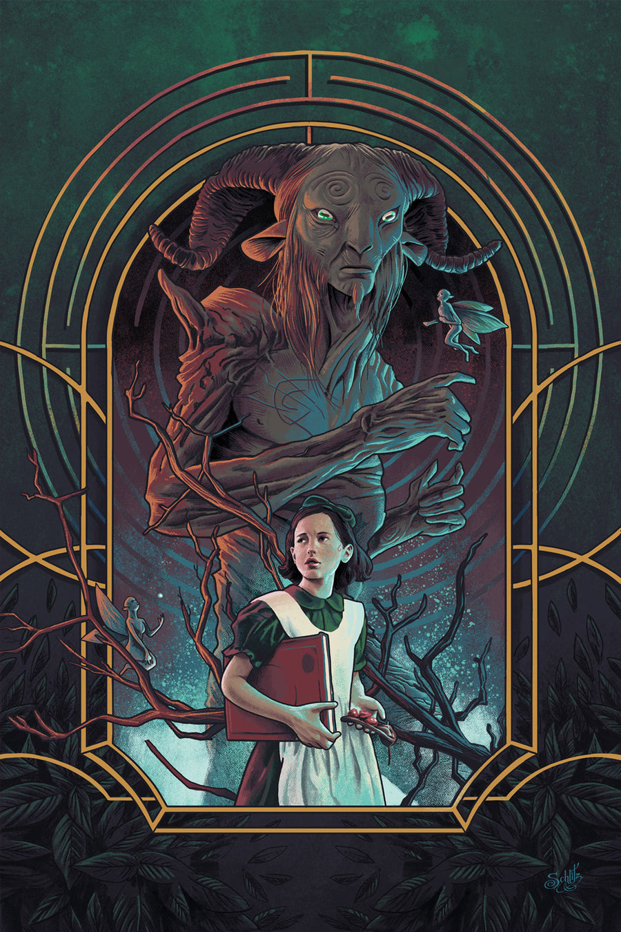 "Pan's Labyrinth" Variant by Danny Schlitz