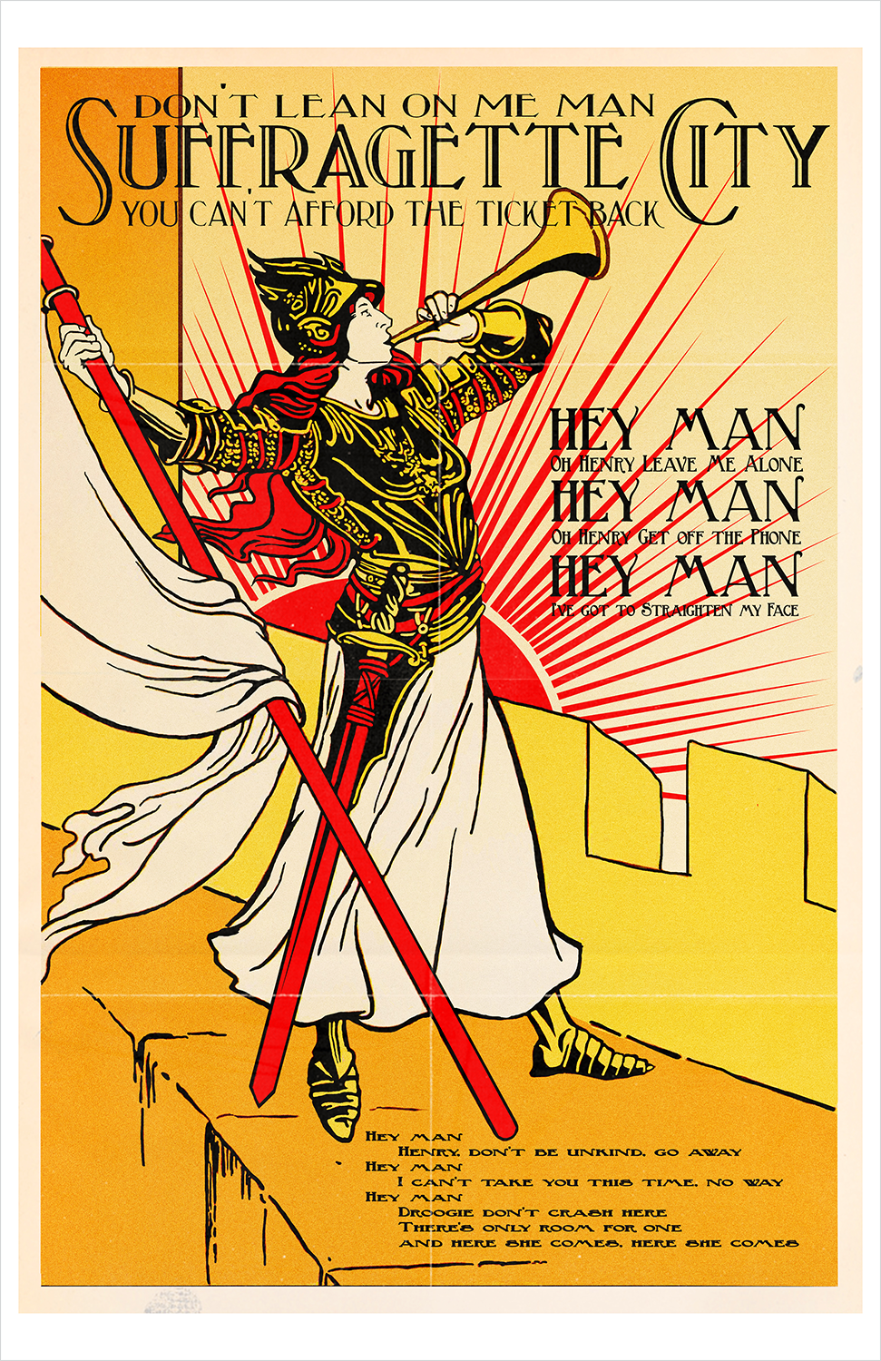 "Suffragette City" by Todd Alcott