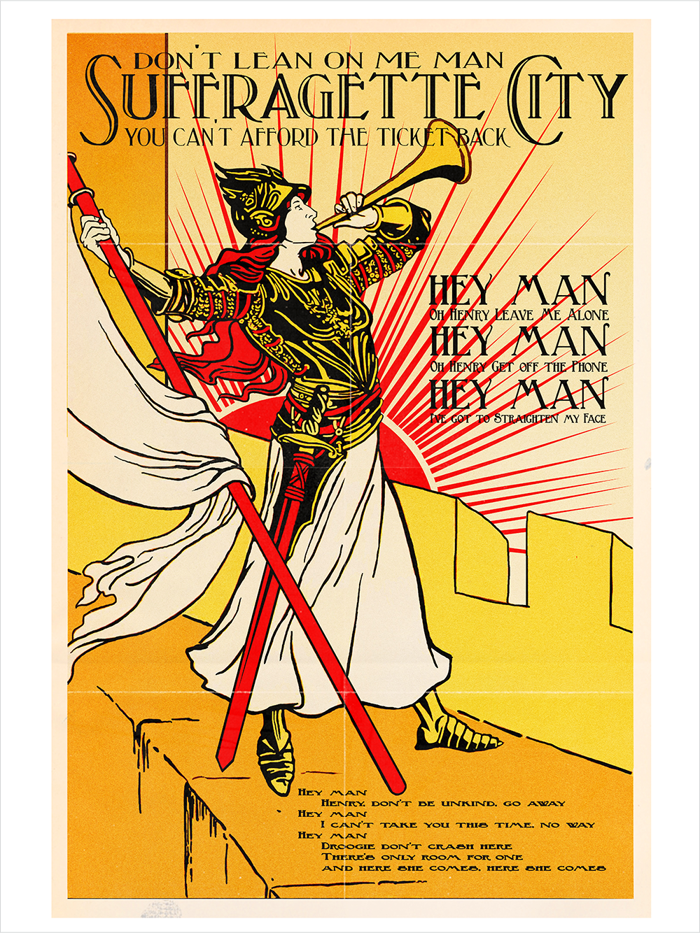 "Suffragette City" by Todd Alcott