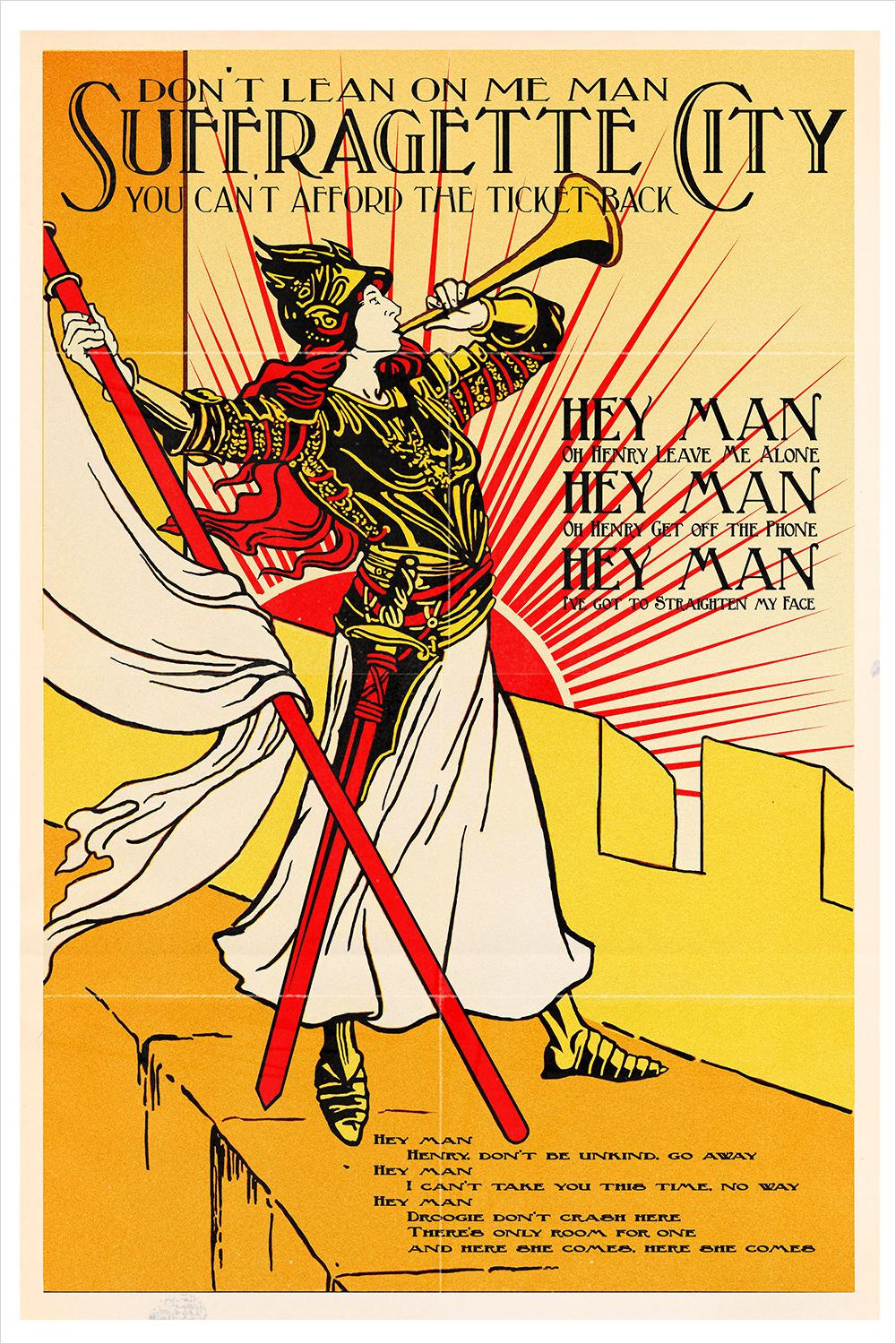 "Suffragette City" by Todd Alcott