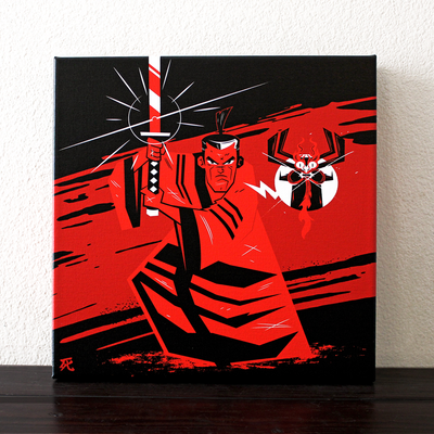 "Samurai Black + Red" by Dennis 'tanoshiboy' Salvatier