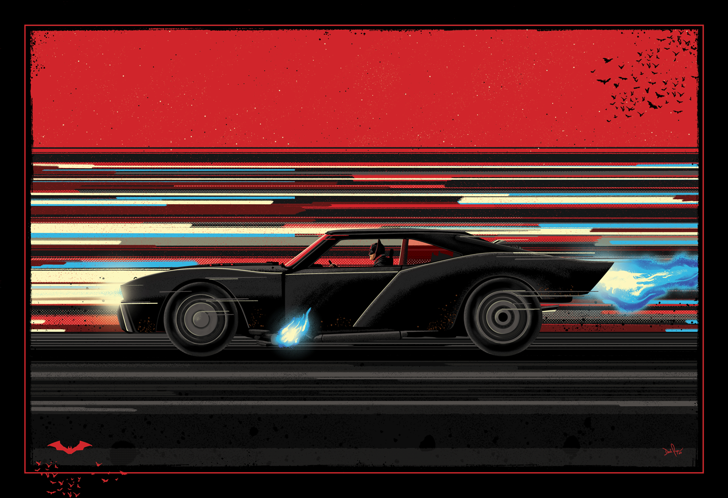 "Bat Wheels 22" by Derek Payne